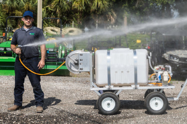 Lawn spray shop tank