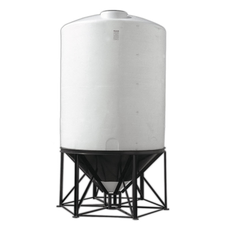 2600 Gallon-45 Degree Cone Bottom Dome Top Tank