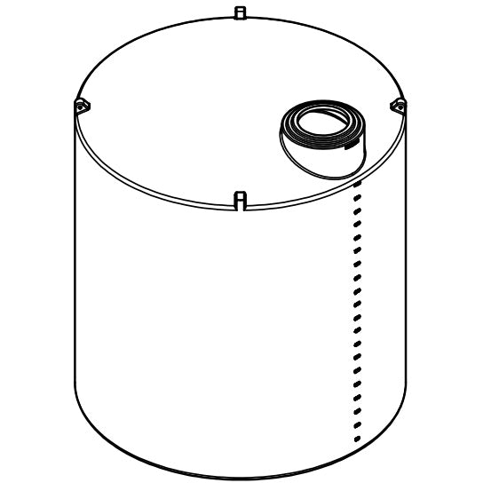 Norwesco 13,000 Gallon Vertical Storage Tank