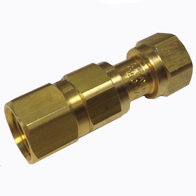 3/8" FNPT x 3/8" FNPT Brass Swivel