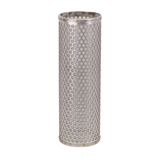 2" Stainless Steel Line Strainer Screen 100 Mesh Screen With Perforated Support