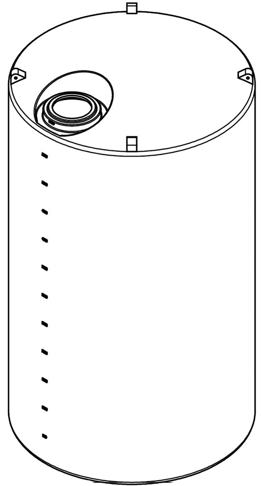 Norwesco 6000 Gallon Vertical Storage Tank