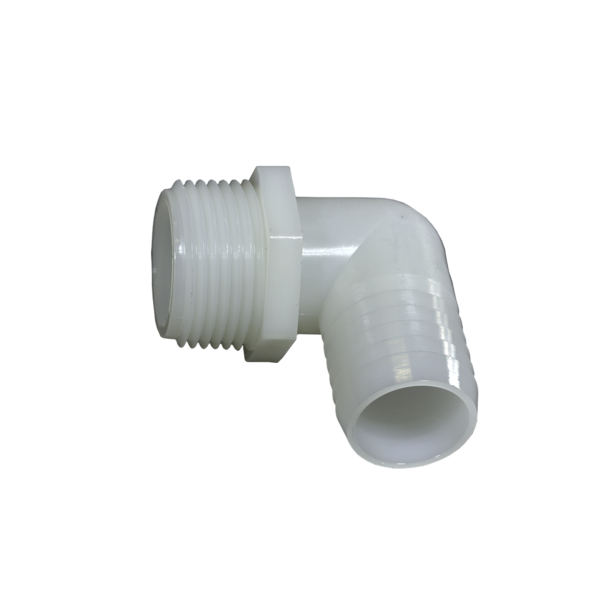 1" MNPT x 1/2" HB Nylon Elbow