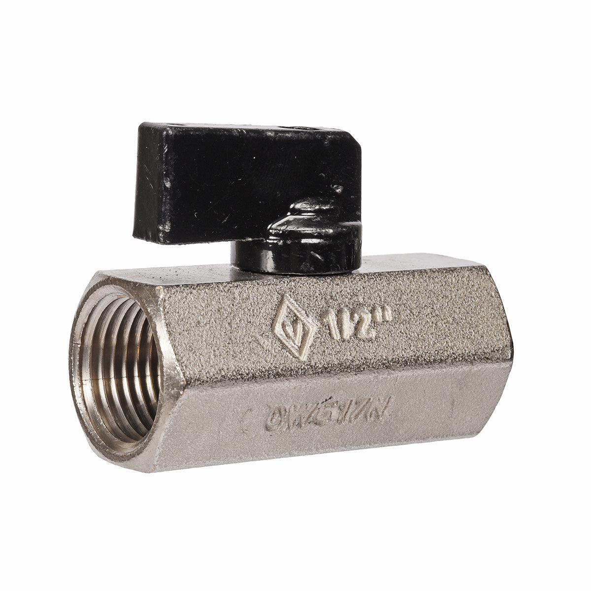 1/2" FNPT x 1/2" FNPT Mini Ball Valve