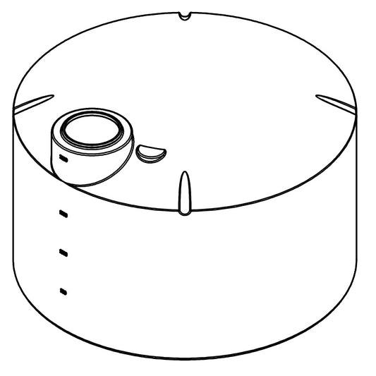 Norwesco 2100 Gallon Vertical Storage Tank