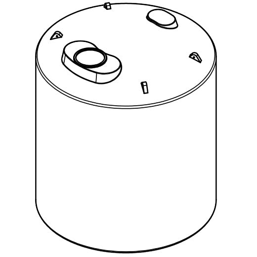 Norwesco 10,000 Gallon Vertical Storage Tank