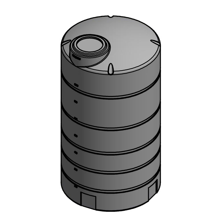 Norwesco 1250 Gallon Vertical Storage Tank