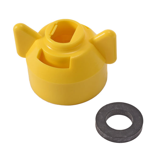 ISO (Yellow) Standard Fan Cap & Gasket