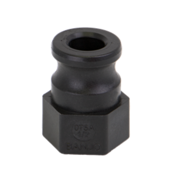 ¾" Male Adapter X ½" Female Thread Poly Cam Lever Coupling