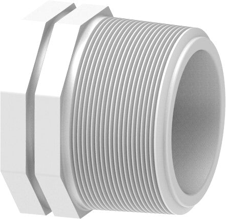 1-1/2" Male NPT x 1" Female NPT Reducer Fitting - Nylon (PA)