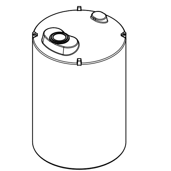 Norwesco 8400 Gallon Vertical Storage Tank