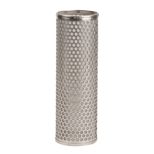 2" Stainless Steel Full Port 80 Mesh Perforated Screen