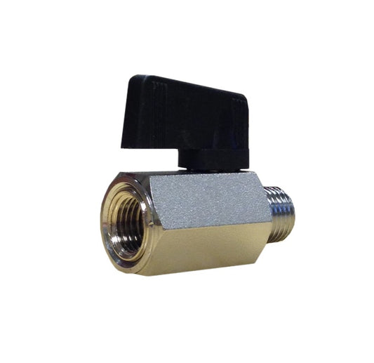 1/4" FNPT x 1/4" MNPT Mini Ball Valve