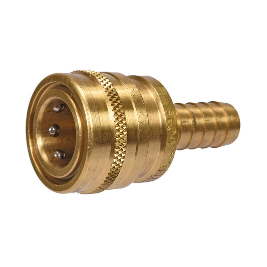 1/2" Brass Socket w/ Hose Barb