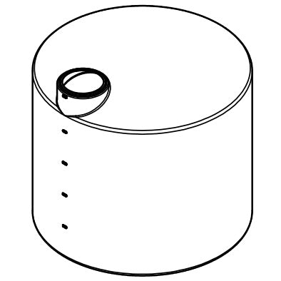 Norwesco 5000 Gallon Vertical Storage Tank