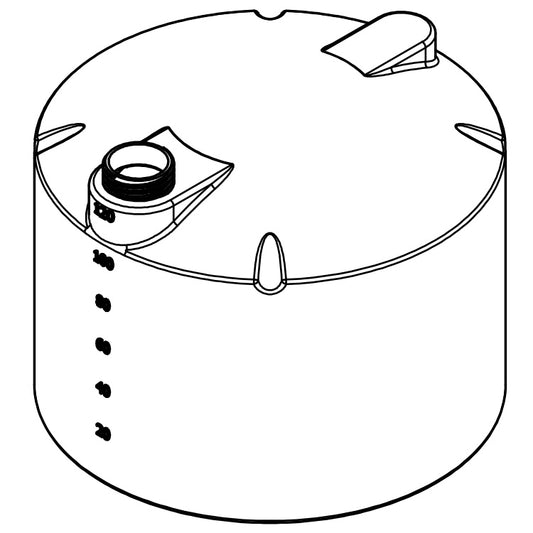 Norwesco 120 Gallon Vertical Storage Tank