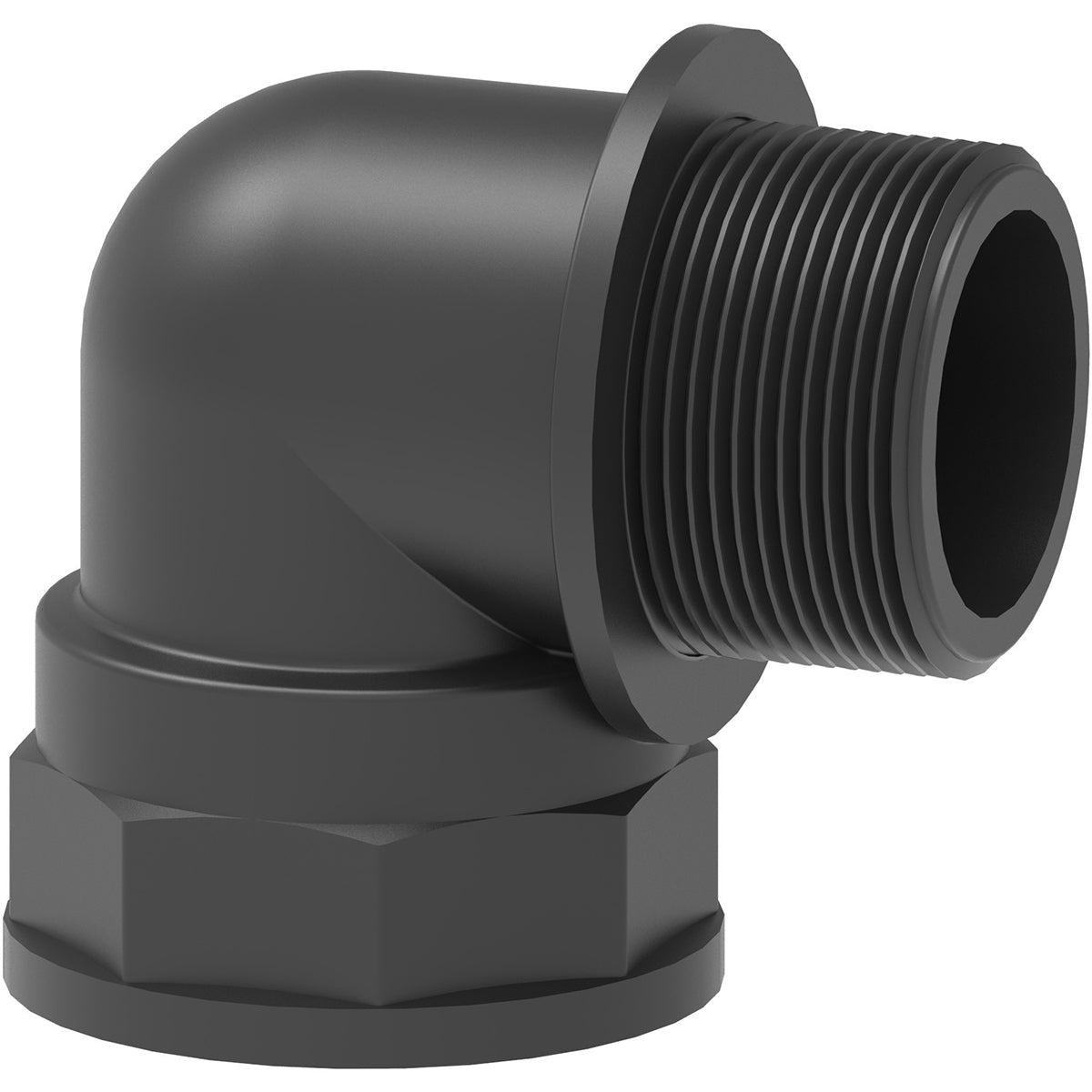 1" Male x Female NPT Elbow Coupler - Arag Poly