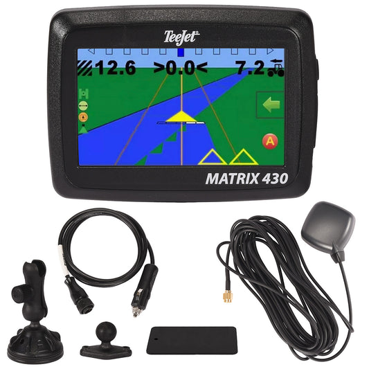 TeeJet Matrix 430 GPS Guidance System w/ Patch Antenna & US Lighter Connection