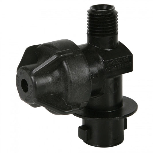 QJ8360-NYB-VI 1/4" Male Inlet Quick TeeJet Adapter With Diaprhagm Check Valve