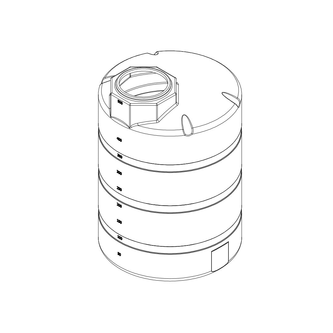 Norwesco 500 Gallon Vertical Storage Tank