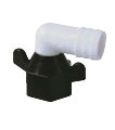 1/2" FNPT x 1/2" Barb Swivel Hexnut Elbow Fitting