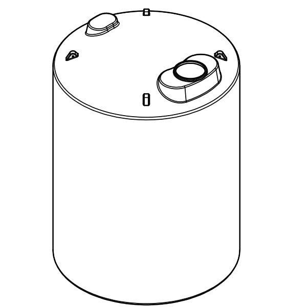 Norwesco 12,000 Gallon Vertical Storage Tank