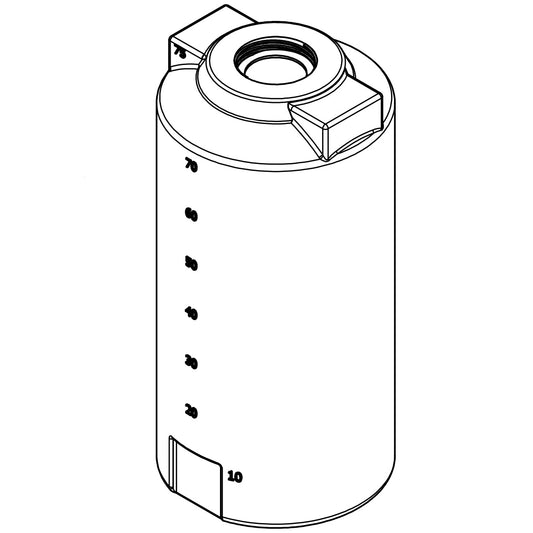 Norwesco 75 Gallon Vertical Storage Tank