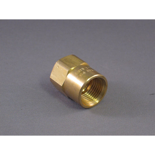 Brass Outlet Adapter - 3/8" FPT x 11/16" Female Nozzle Thread