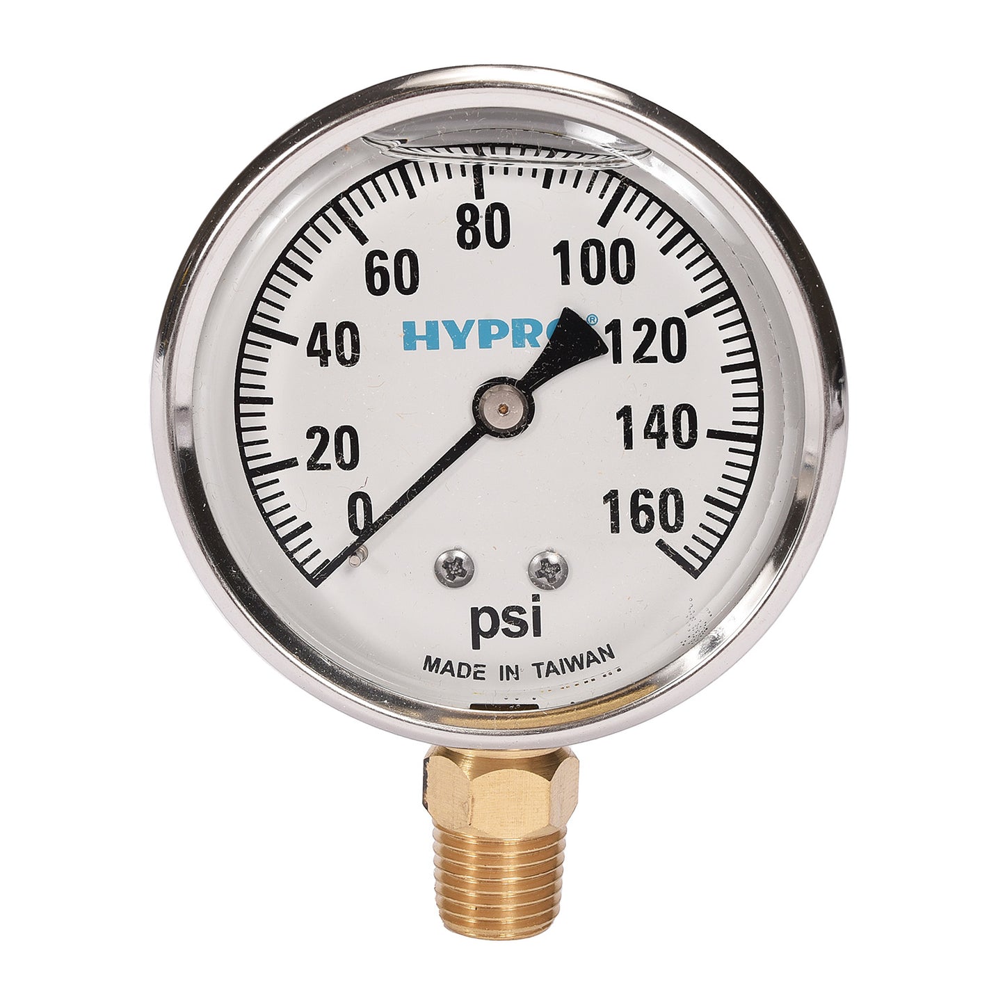 0-160 PSI Pressure Gauge (Bottom Mount)