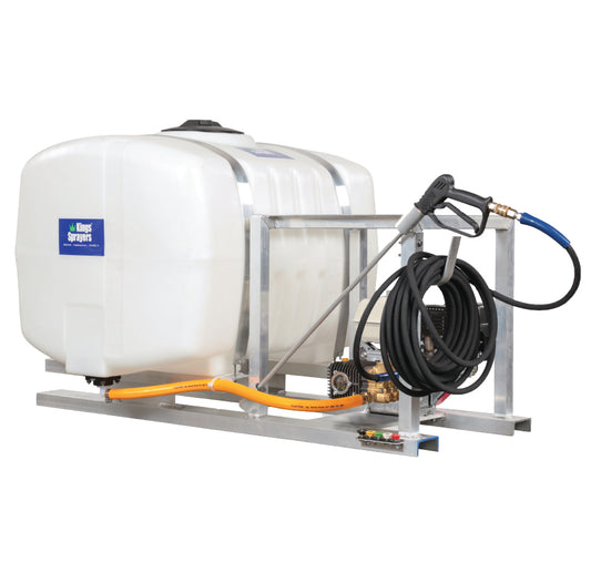 Kings Sprayers 100 Gallon Pressure Washer Skid Sprayer (3 gpm, 2500 psi)