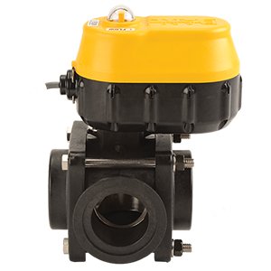 Banjo EVX220SL 2" 12V 3-Way Side Load Electric Bolted Ball Valve