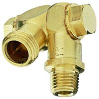 1/4" NPT (M) Single Swivel Nozzle Body