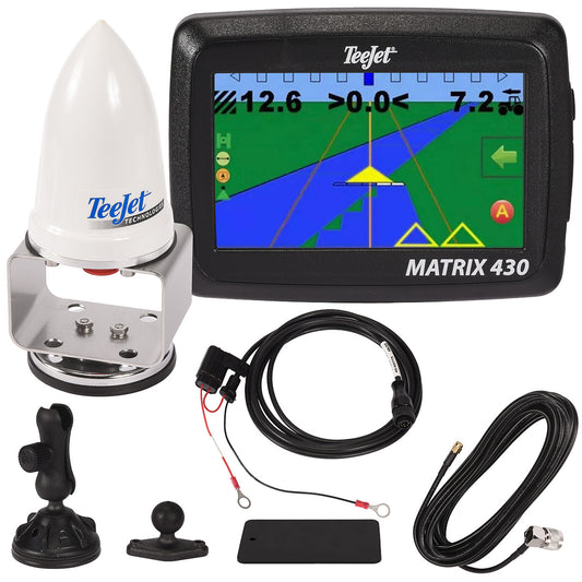 TeeJet Matrix 430 GPS Guidance System w/ RXA-30 Antenna & Battery Leads