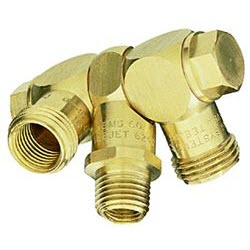 1/4" NPT (M) Double Swivel Nozzle Body