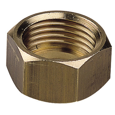 Brass Nut, 1/2" Metric