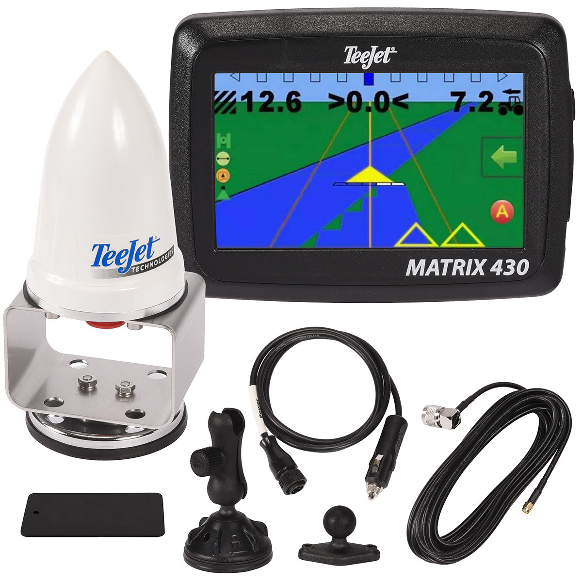 TeeJet Matrix 430 GPS Guidance System w/ RXA-30 Antenna & US Lighter Connection