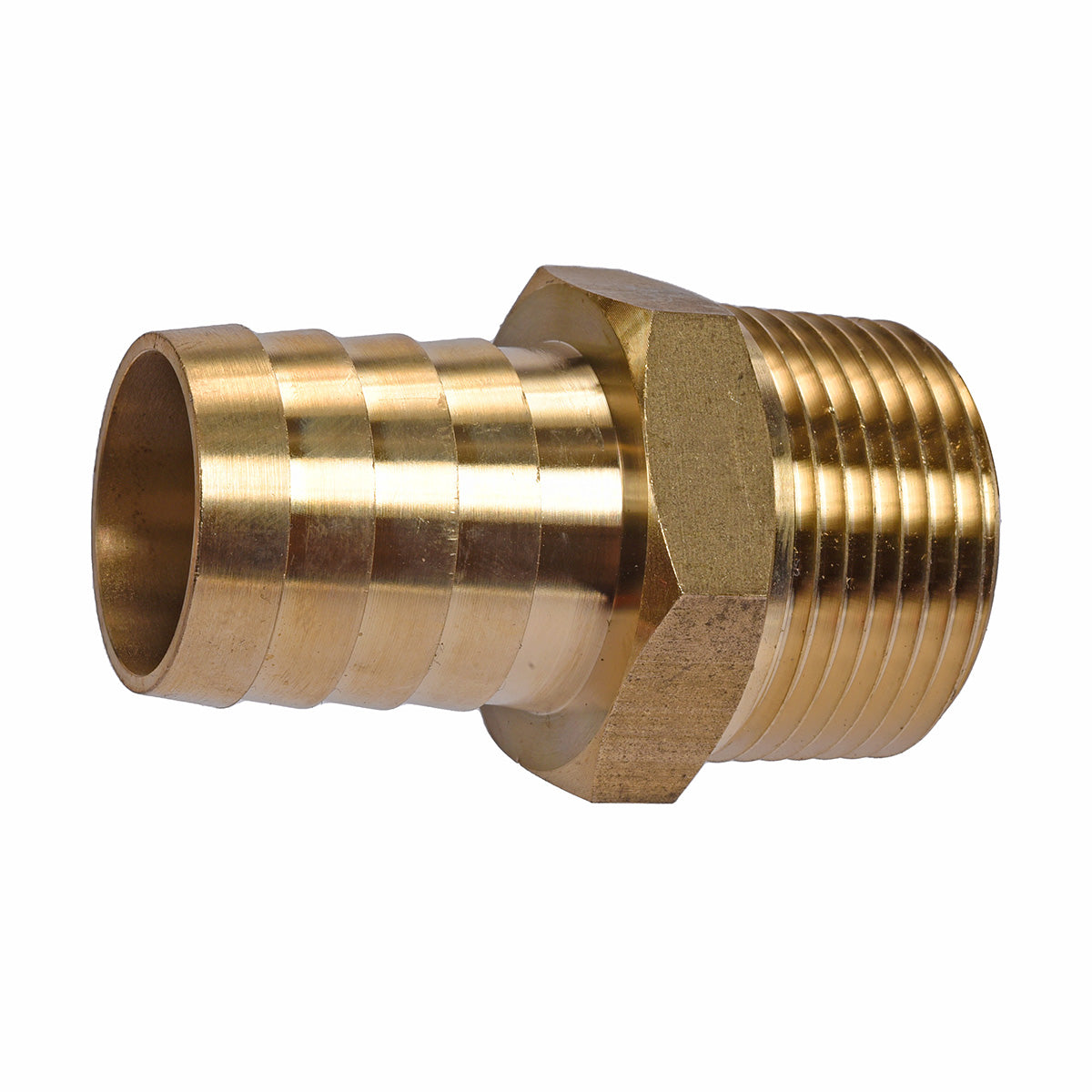 1" MNPT x 1" Brass Hose Barb