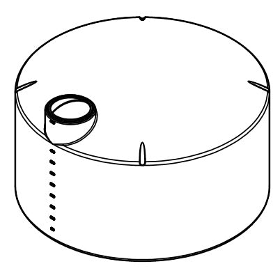 Norwesco 5000 Gallon Vertical Storage Tank