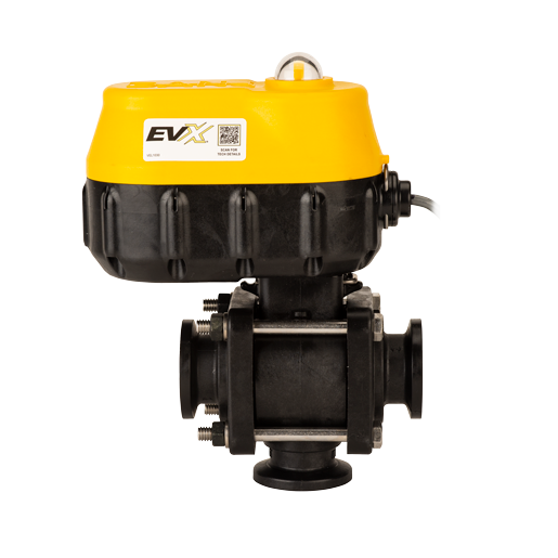 Banjo MEVX300BL 3" 3-Way Bottom Load Manifold Flange 12V Electric Ball Valve