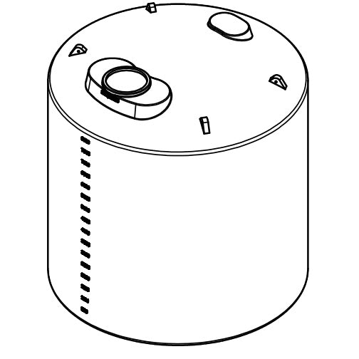 Norwesco 9000 Gallon Vertical Storage Tank