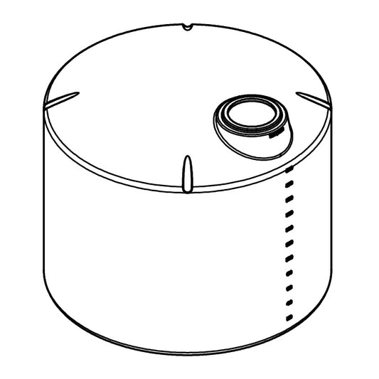 Norwesco 2500 Gallon Vertical Storage Tank