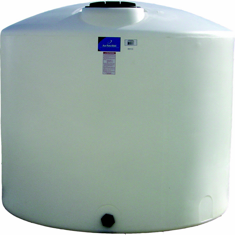 1650 Gallon Vertical Dome Top Tank