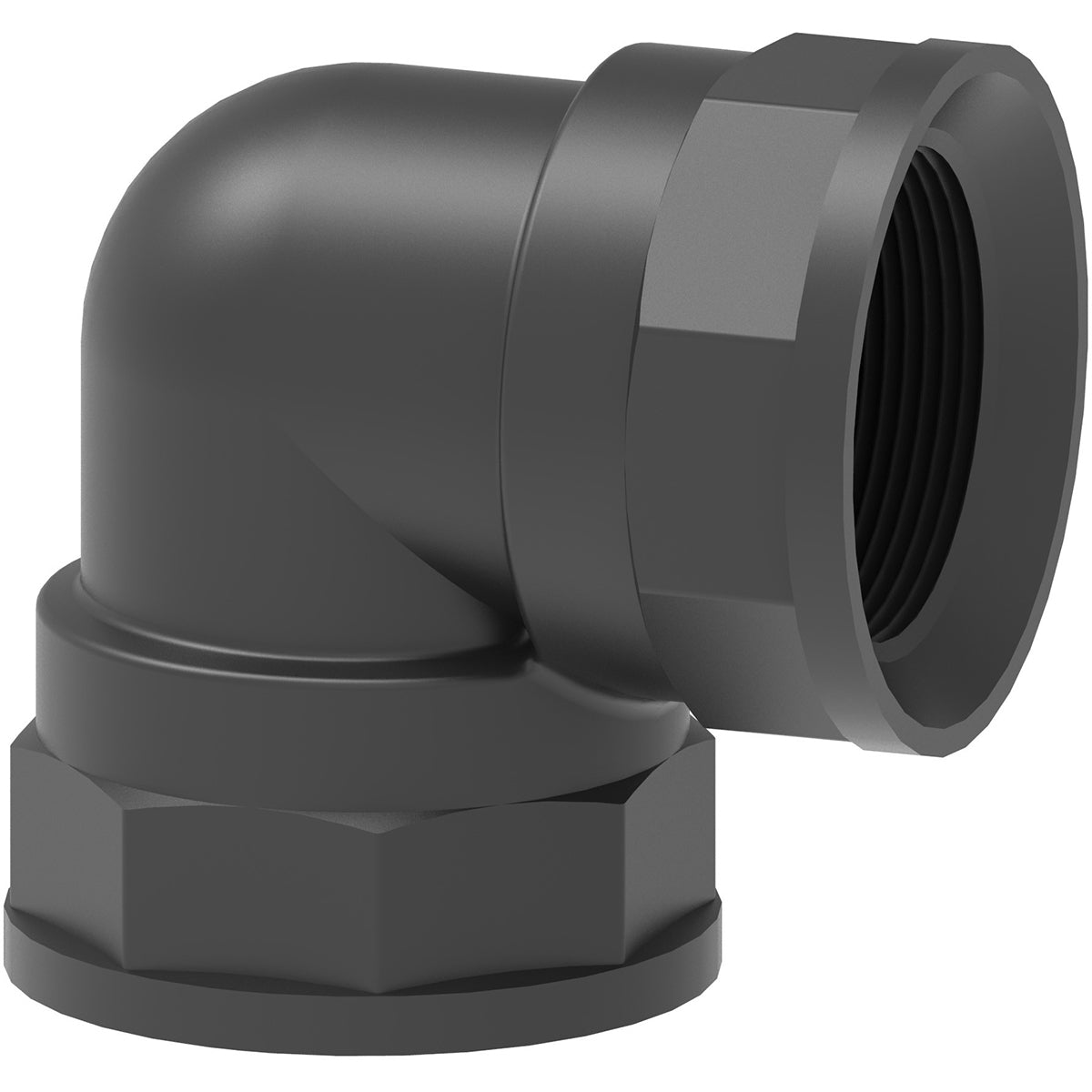 1" Female x Female NPT Elbow Coupler - Arag Poly