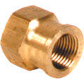 1/2" Female Metric x 3/4" FNPT Brass Coupler