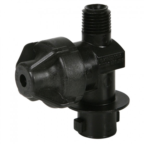 QJ8360-NYB 1/4" Male Inlet Quick TeeJet Adapter With Diaphragm Check Valve