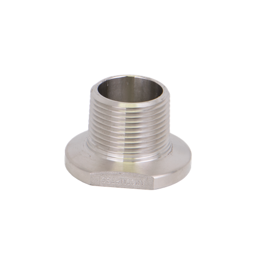 1" Flange X 1" Male Thread Stainless Steel