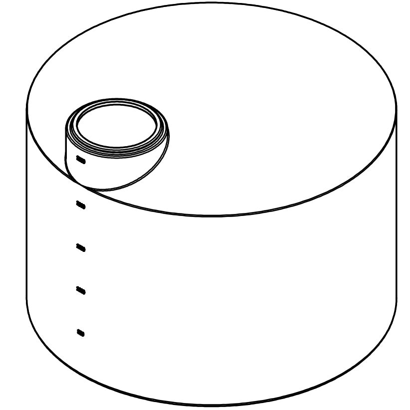 Norwesco 2500 Gallon Vertical Storage Tank