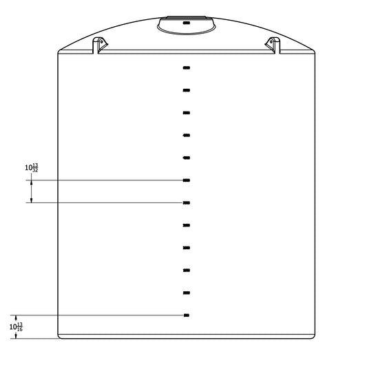 Norwesco 6500 Gallon Vertical Storage Tank