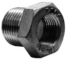 1/2" MNPT x 1/4" FNPT Stainless Steel Reducer Bushing