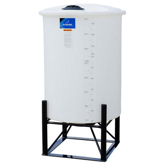 200 Gallon-15 Degree Cone Bottom Flat Top Tank